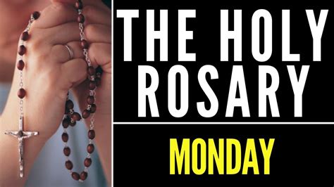 monday rosary mystery|monday rosary with friend family.